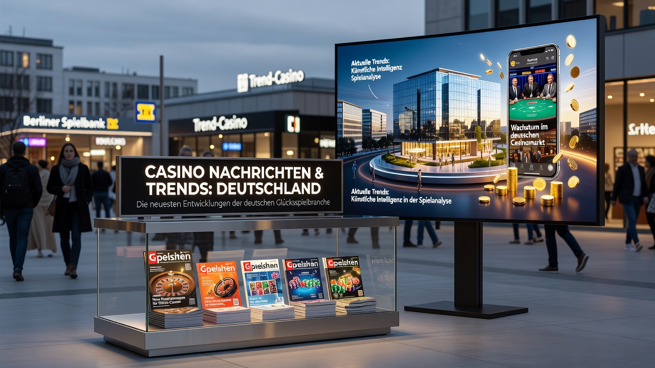 Gerichtssaal mit europäischen Richtern und Dokumenten zum Glücksspielrecht
