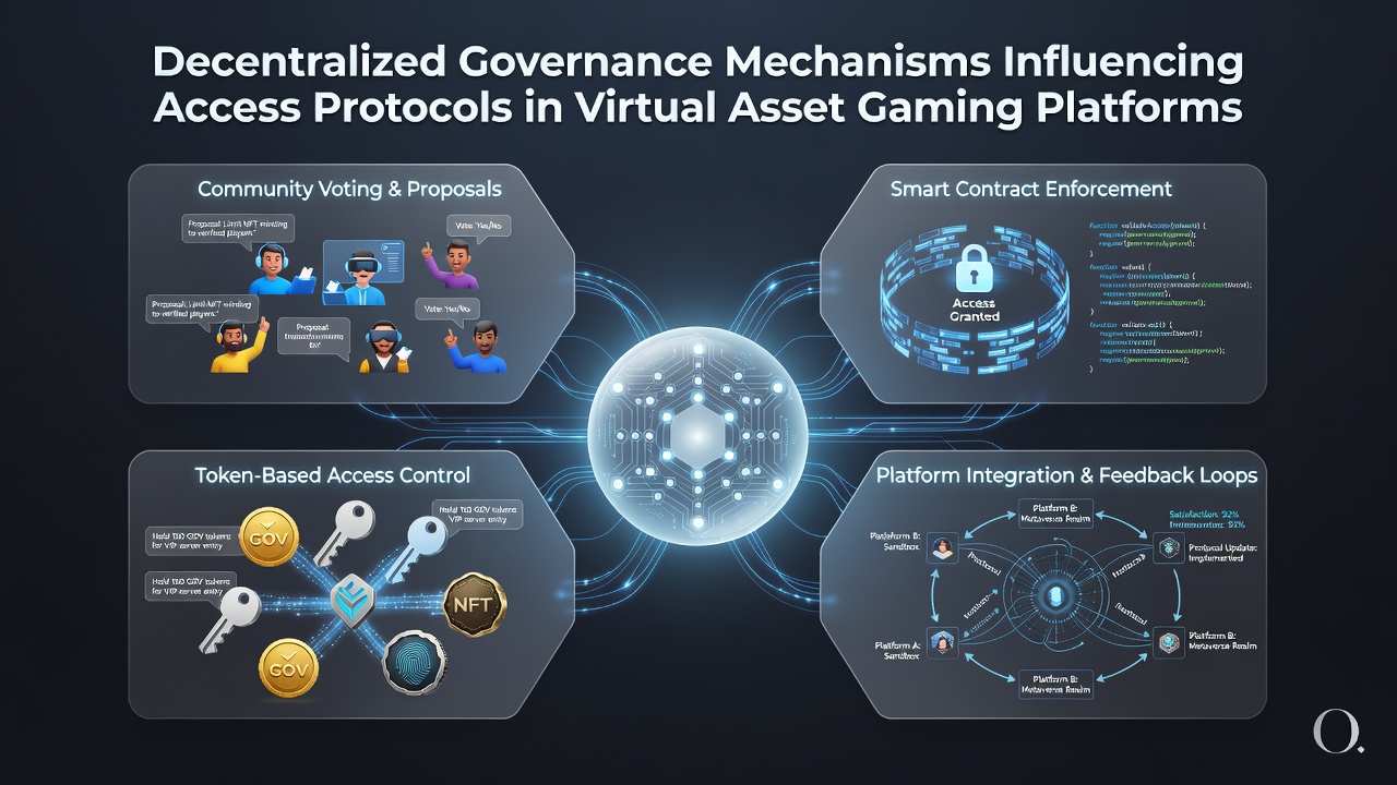 Beispielhafte Darstellung von Zugangsprotokollen und Governance-Strukturen in virtuellen Asset-Plattformen