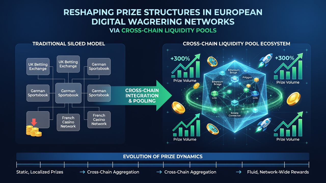 Darstellung der Preisstrukturveränderungen durch Cross-Chain-Pools in digitalen Wettnetzwerken