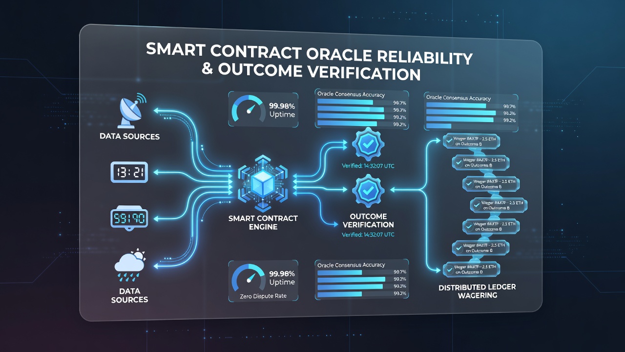 Outcome Verification Process Using Decentralized Oracles
